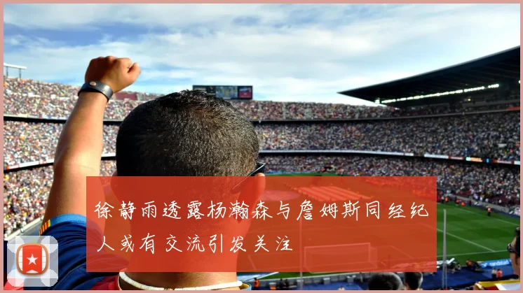 徐静雨透露杨瀚森与詹姆斯同经纪人或有交流引发关注